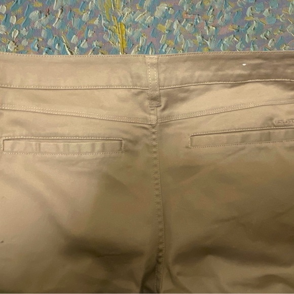 EUC Volcom True to This Straight Khaki Pants - Size: 9 Juniors - Picture 2 of 6